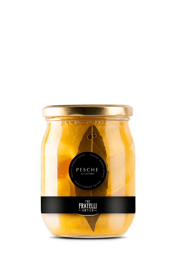 Pesche Aromatizzate all'Alloro