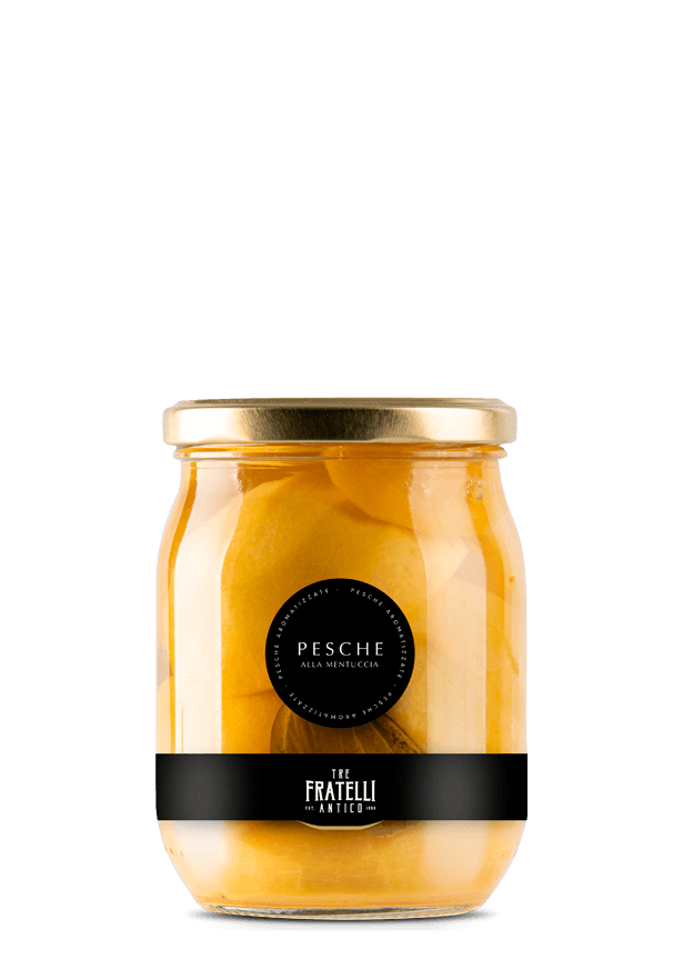 Pesche Aromatizzate alla Mentuccia
