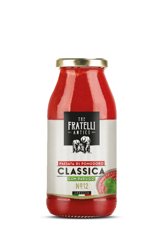 Passata di Pomodoro Classica con basilico