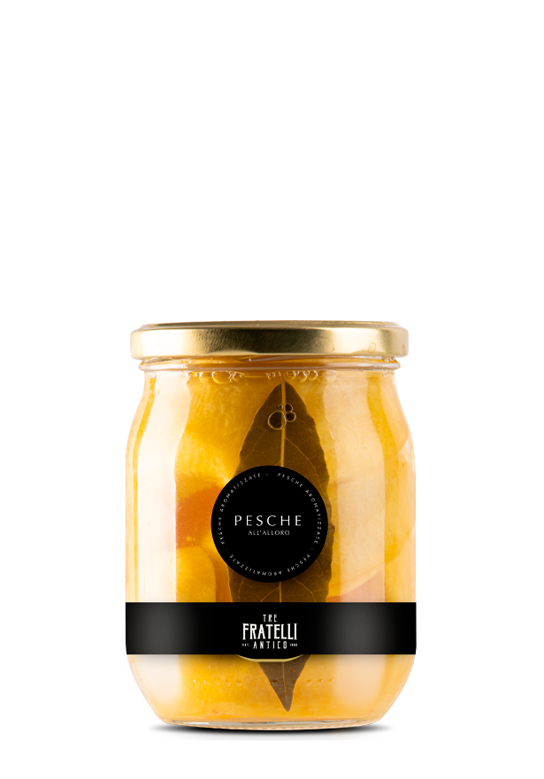 Pesche Aromatizzate all'alloro