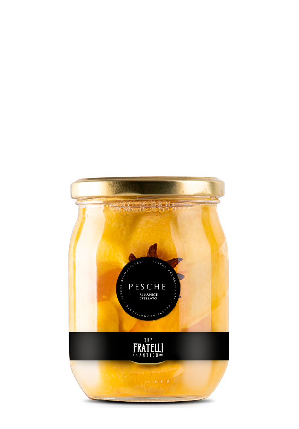 Pesche Aromatizzate all'Anice Stellato