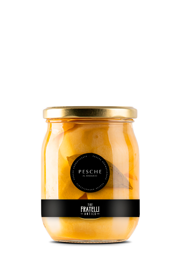 Pesche Aromatizzate al Basilico