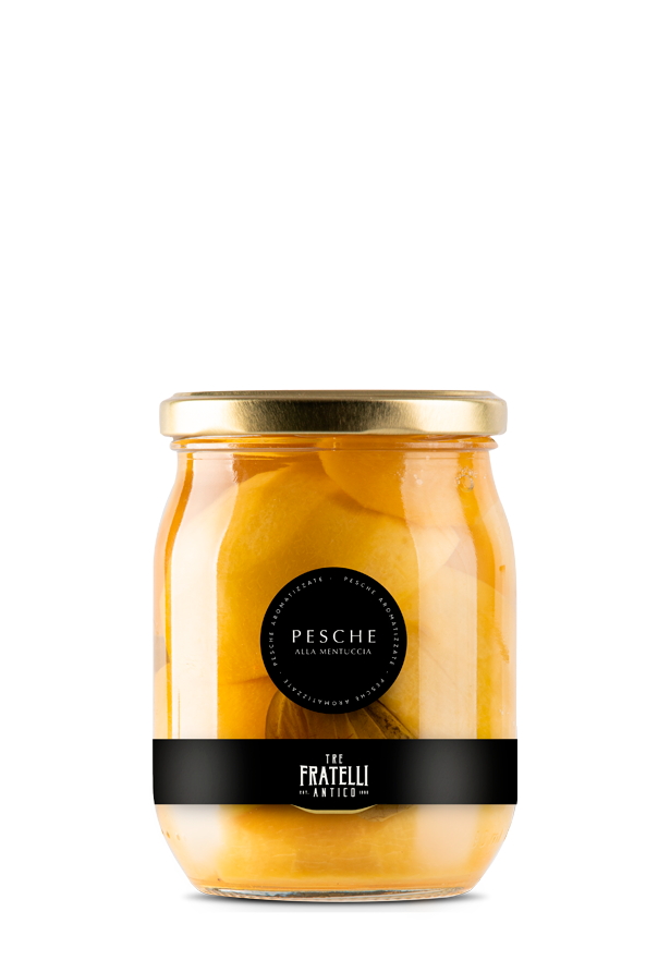 Pesche Aromatizzate alla Mentuccia